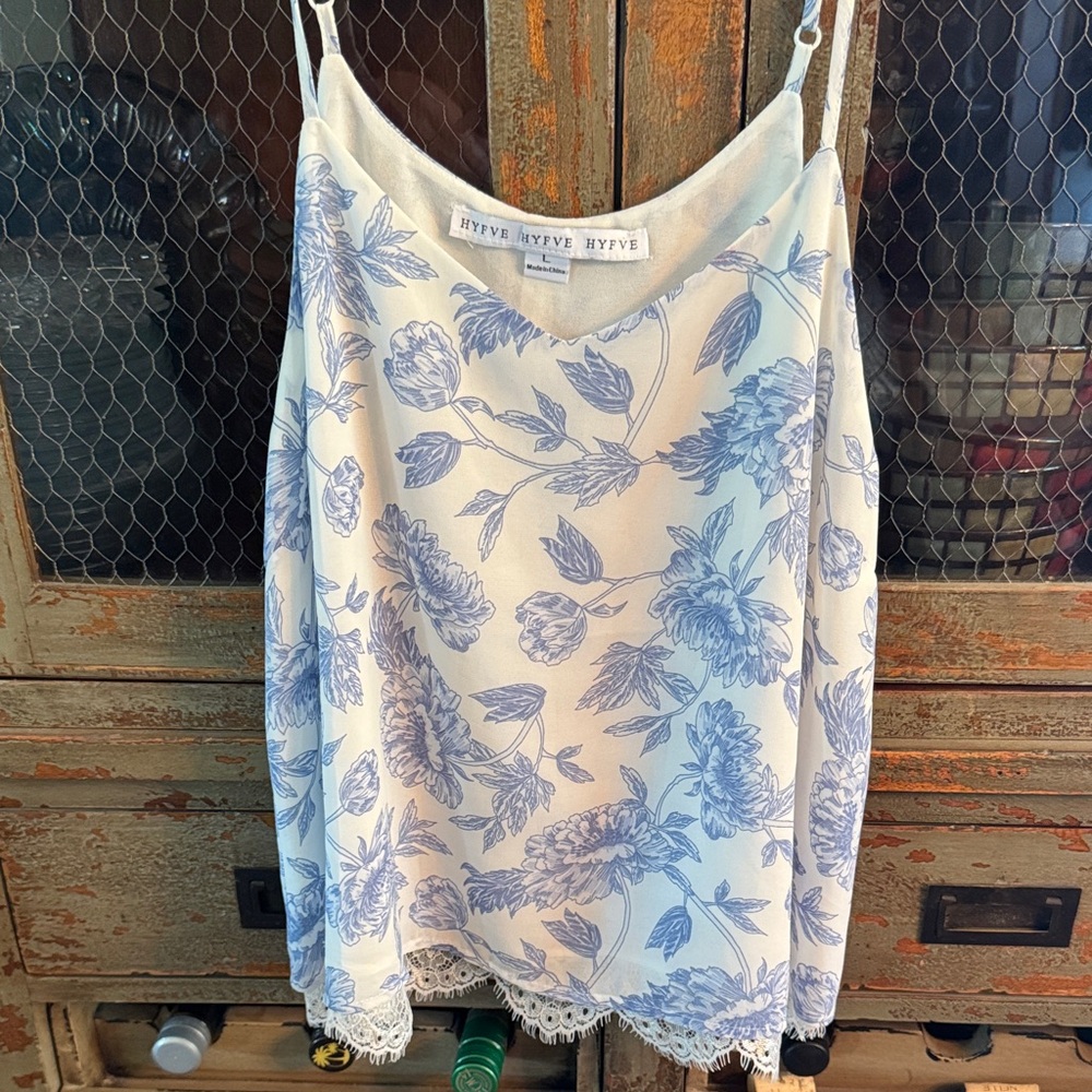 HYFVE Blue Floral Camisole Top
